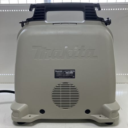 ЗЗ MAKITA マキタ (2) 100v 5L 常圧1口 コンプレッサー ショルダーベルト付 AC700 アイボリー
