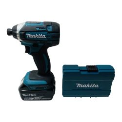 ЗЗ MAKITA マキタ 米国規格 18v インパクトドライバ バッテリー1個・ビット付 XDT11 ブルー Aランク