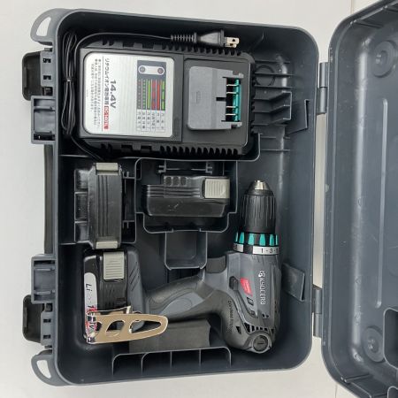 ЗЗ KYOCERA キョウセラ 14.4v 充電式ドライバドリル バッテリーx3 充電器 ケース付 DDM1410 ブラック