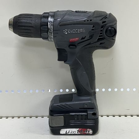 ЗЗ KYOCERA キョウセラ 14.4V ドライバドリル バッテリー×3 充電器 ケース付 DDM1410 ブラック