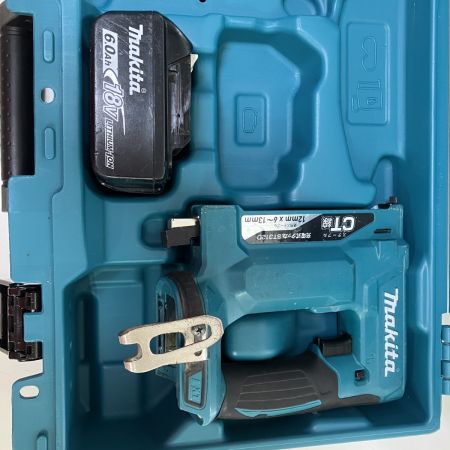 ЗЗ MAKITA マキタ 18v 充電式タッカ バッテリーx1 ケース付 ST312D ブルー