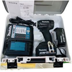 ЗЗ MAKITA マキタ 18v インパクトドライバ バッテリーｘ２ 充電器 ケース付 TD149DRFXB ブラック Aランク