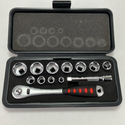 ЗЗ AX BRAIN 12.7mm アメイジングソケット ソケット ラチェットハンドル ケース付 AMG-11SR ブラック Aランク