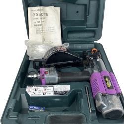 ЗЗ HITACHI 日立 4mm 常圧 エアねじ打ち機 取説 ケース付 WF4AR パープル×ブラック Cランク