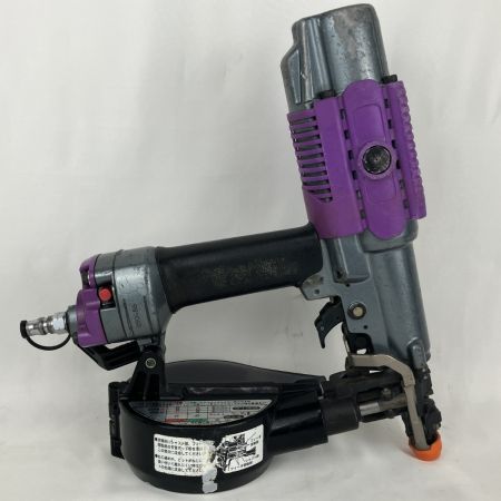 ЗЗ HITACHI 日立 4mm 常圧 エアねじ打ち機 取説 ケース付 WF4AR パープル×ブラック