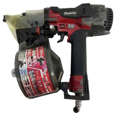 ЗЗ MAKITA マキタ 65mm 高圧 エア釘打ち機 AN630H レッド
