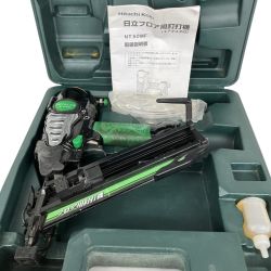 ЗЗ HITACHI 日立 50mm 常圧 フロア用釘打ち機 取説 ケース付 NT50MF グリーン Cランク