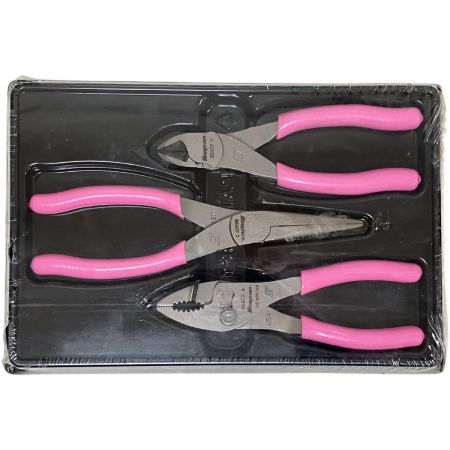 ЗЗ Snap-on スナップオン ツールセット 3本 トレー付 PL306ACFP PAKPD871 ピンク