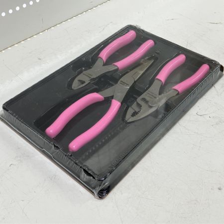 ЗЗ Snap-on スナップオン ツールセット 3本 トレー付 PL306ACFP PAKPD871 ピンク