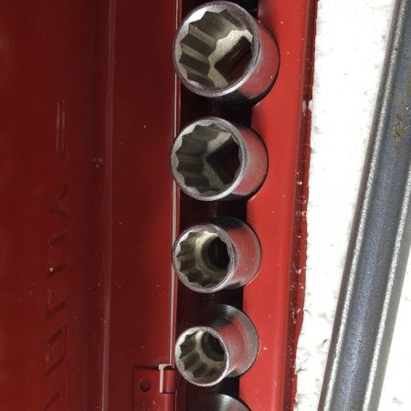 €€ MITOLOY ソケットレンチセット S413M レッド