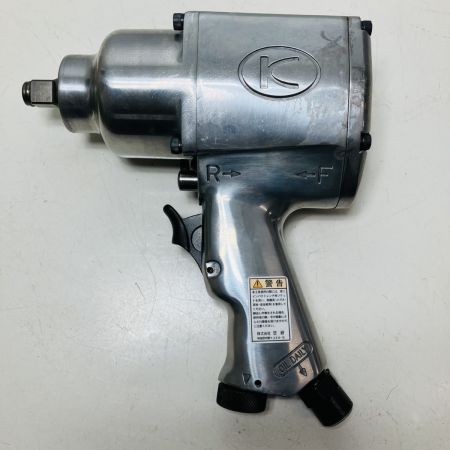 ЗЗ 空研工業 12.7ｍｍ 常圧 エアインパクトレンチ カップリングプラグ・取説・箱付 KW-19HP シルバー