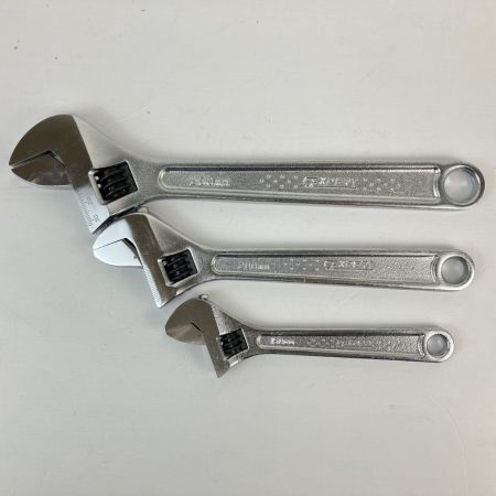 ЗЗ EXPERT モンキーレンチ 3個セット ケース付 ETR30109 E187470 E187368 E187366 ブルー