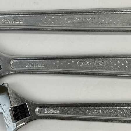 ЗЗ EXPERT モンキーレンチ 3個セット ケース付 ETR30109 E187470 E187368 E187366 ブルー