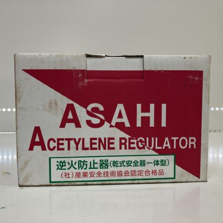 ЗЗ ASAHI YODANKI AC2 2.5Mpa レギュレータ アセチレン用圧力調整器 箱 取説付 (2) B6704 オレンジ