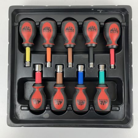 ЗЗ MAC TOOLS マック ショートナットドライバー９本組 トレー付 SND95837