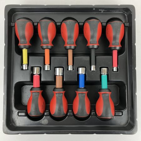 ЗЗ MAC TOOLS マック ショートナットドライバー９本組 トレー付 SND95837