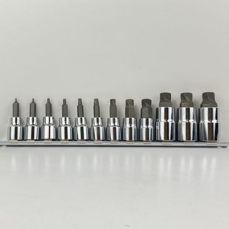 ЗЗ Blue Point 3/8 ヘックスエキストラクター ビットソケット 12個+ホルダー付 STCAEBS12