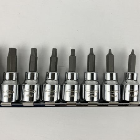 ЗЗ Blue Point 3/8 ヘックスエキストラクター ビットソケット 12個+ホルダー付 STCAEBS12