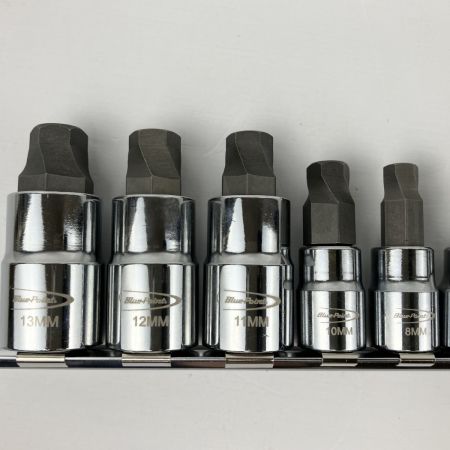 ЗЗ Blue Point 3/8 ヘックスエキストラクター ビットソケット 12個+ホルダー付 STCAEBS12