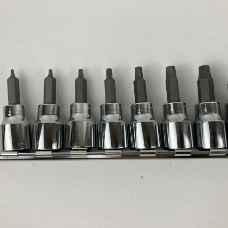 ЗЗ Blue Point 3/8 ヘックスエキストラクター ビットソケット 12個+ホルダー付 STCAEBS12