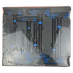 ЗЗ Snap-on スナップオン 6角 T型レンチ 8本セット ケース付 AWBSGM800A ブラック×ブルー Sランク