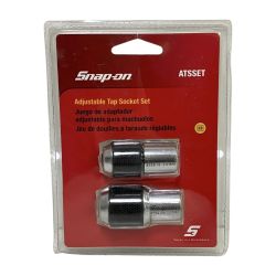 ЗЗ Snap-on スナップオン アジャスタブルタップソケットセット 2組 本体のみ ATSSET レッド Sランク