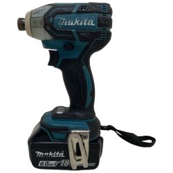 ЗЗ MAKITA マキタ 18v インパクトドライバ バッテリーx1付 TS141D ブルー Cランク