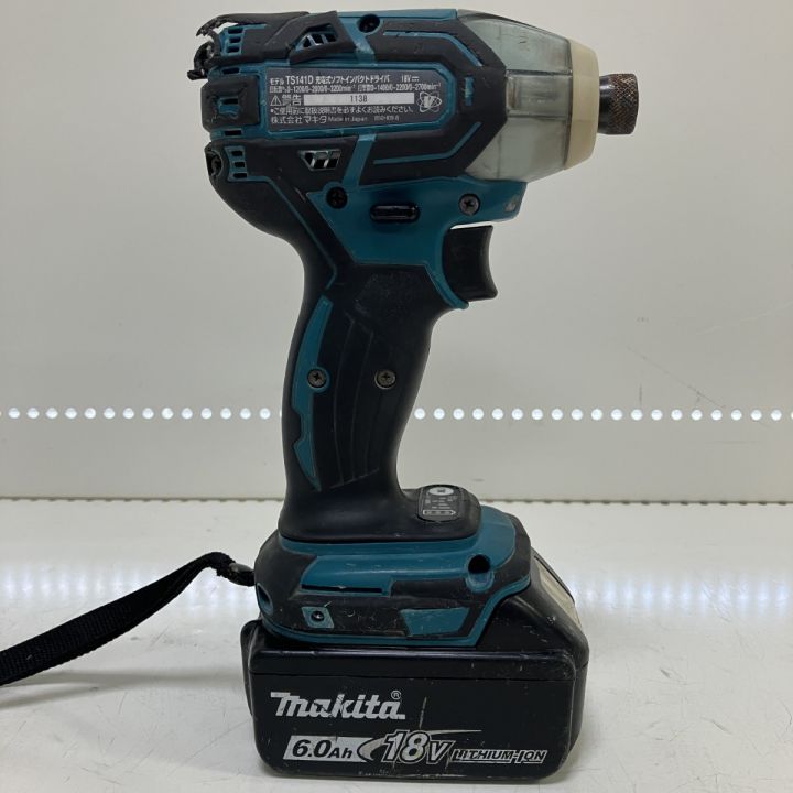 ЗЗ MAKITA マキタ 18v インパクトドライバ バッテリーx1付 TS141D ブルー｜中古｜なんでもリサイクルビッグバン