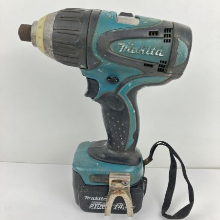  MAKITA マキタ 14.4V 充電式インパクトドライバ 充電器 バッテリー×2付 TP130D ブルー