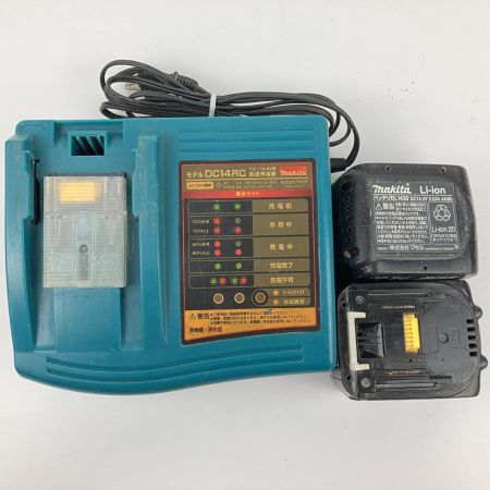 ЗЗ MAKITA マキタ 14.4V 充電式インパクトドライバ 充電器 バッテリー×2付 TP130D ブルー