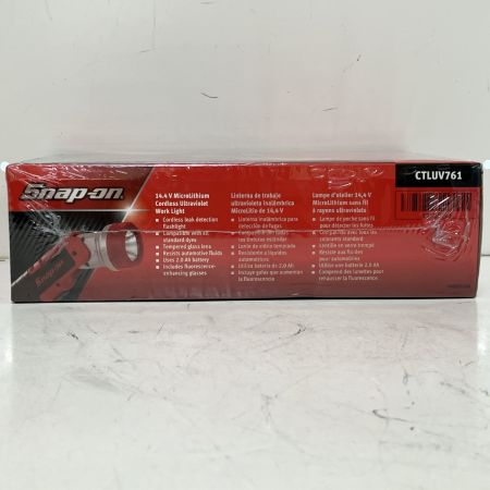 ЗЗ Snap-on スナップオン 14.4V UVワークライト 保護メガネ 箱付 CTLUV761 レッド