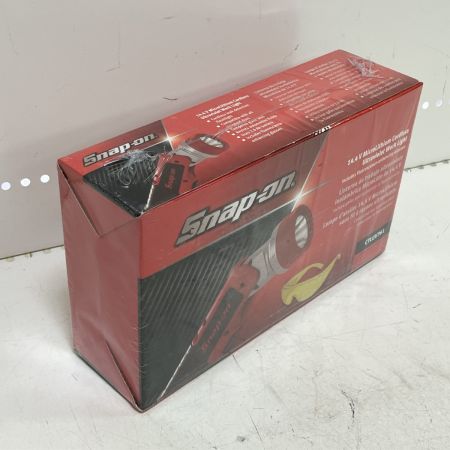 ЗЗ Snap-on スナップオン 14.4V UVワークライト 保護メガネ 箱付 CTLUV761 レッド