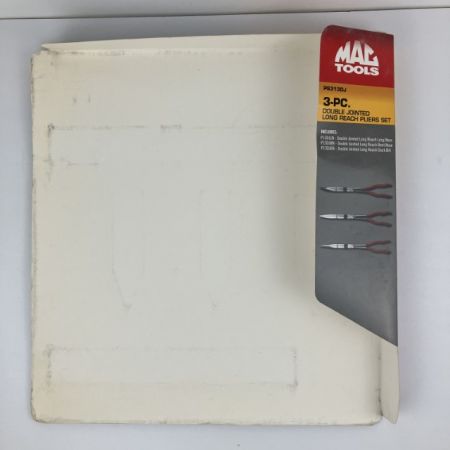 ЗЗ MAC TOOLS マック ダブルジョイント ロングリーチ プライヤーセット 3本 ケース付 PS313DJ レッド