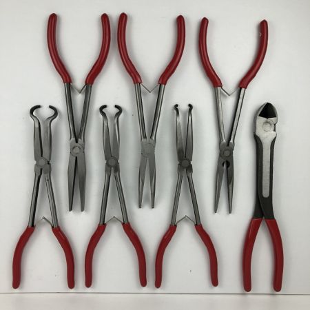 ЗЗ MAC TOOLS マック ロングリーチプライヤー 7本 ケース付 PS711LRA レッド