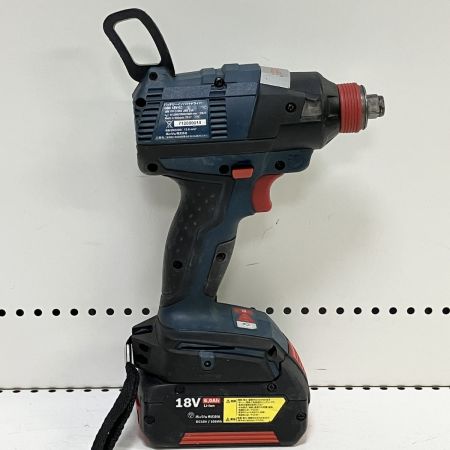 ЗЗ BOSCH ボッシュ 18V インパクトドライバ バッテリー×1付 GDX18V-EC ネイビー