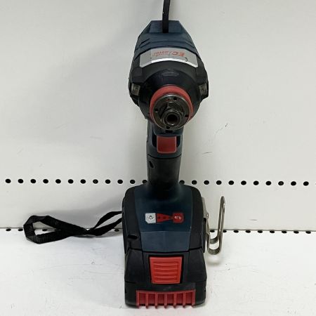 ЗЗ BOSCH ボッシュ 18V インパクトドライバ バッテリー×1付 GDX18V-EC ネイビー