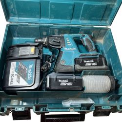 ЗЗ MAKITA マキタ 36v ハンマドリル バッテリーx2 充電器 ケース付 HR262D ブルー Cランク