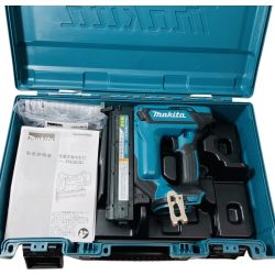 ЗЗ MAKITA マキタ 18v 35mm 充電式面木釘打機 ケース付 FN350D ブルー Bランク