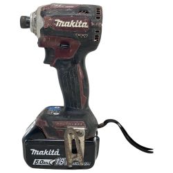 ЗЗ MAKITA マキタ 18V インパクトドライバ バッテリー×1 TD171D レッド Cランク