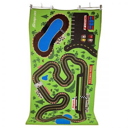 ЗЗ Snap-on スナップオン 31”×61” RACEWAYPLAYMAT ミニカー6個 プレイマット 箱付 SSX23P139