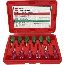 ЗЗ MAC TOOLS マック ターミナルツールキット 12個 ケース付 TT96030 レッド Aランク