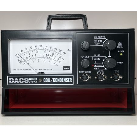 ЗЗ BANZAI コイルコンデンサーテスター 各種コード付き 010-4A レッド
