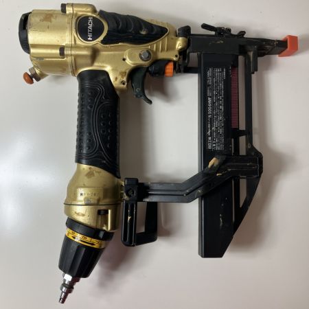 ЗЗ HITACHI 日立 50mm 高圧 エアタッカー ケース付 N5004HMF ゴールド×ブラック