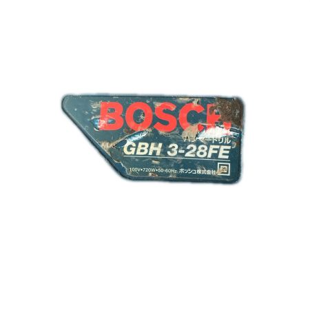 BOSCH ボッシュ ハンマドリル GBH3-28FE ネイビー 本体のみ コード式 28mm 100v 19200196 使用感有