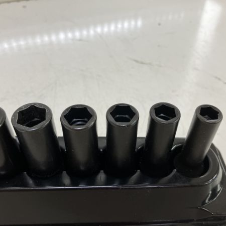 ЗЗ Snap-on スナップオン 8-24mm ディープインパクトソケット14個セット ホルダ付 214SIMFMYA ブラック