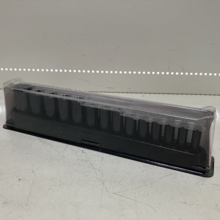 ЗЗ Snap-on スナップオン 8-24mm ディープインパクトソケット14個セット ホルダ付 214SIMFMYA ブラック