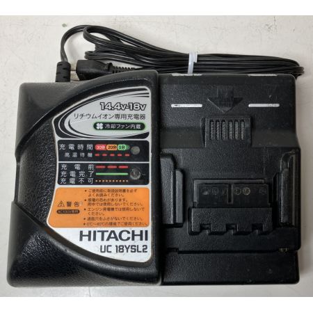 ЗЗ HITACHI 日立 14.4V インパクトドライバ 充電器 バッテリー×2  WH14DSL2 グリーン