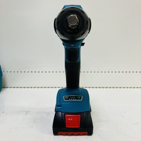 ЗЗ OUBAO 差込角12.7mm 最大280Nm 20v インパクトレンチ バッテリーx2 充電器 ケース付 OB801B ブルー