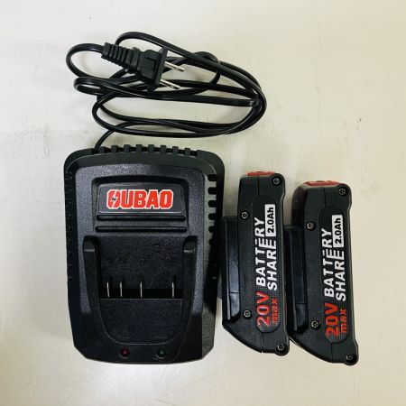 ЗЗ OUBAO 差込角12.7mm 最大280Nm 20v インパクトレンチ バッテリーx2 充電器 ケース付 OB801B ブルー
