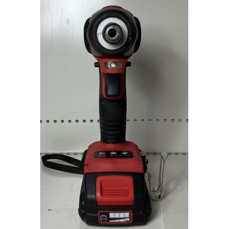 ЗЗ UBERMANN 18V インパクトドライバ 充電器 バッテリー×2 ケース UB18VIDBLBFS レッド